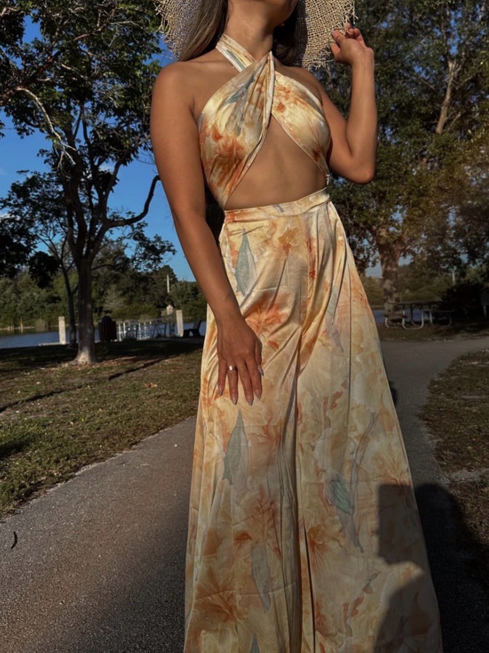 Silky two piece set 🔥